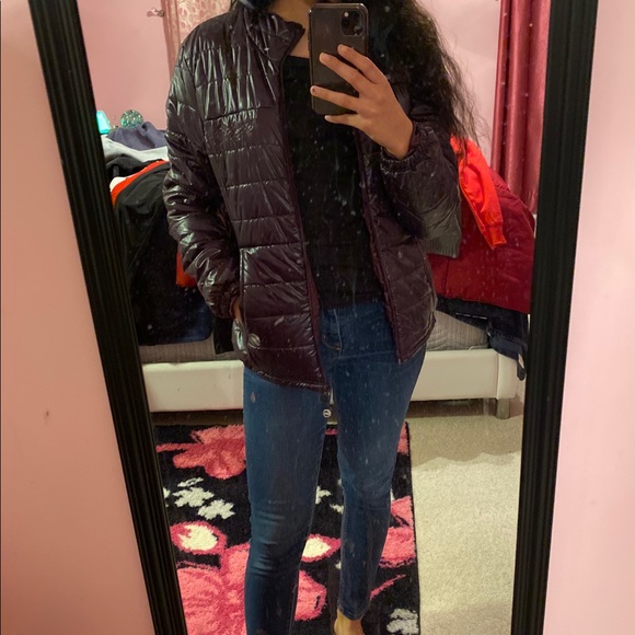 Vintage UFC Dark Purple Winter Jacket - Picture 2 of 7